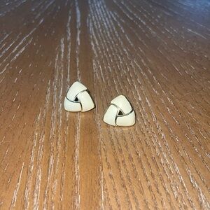 Vintage Monet Clip On Earrings